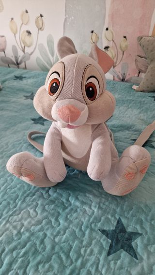 Mochila peluche "Tambor" de Zara
