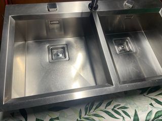 Lavandino doppia vasca inox - Cucina