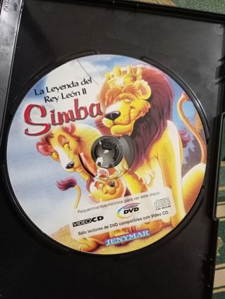 DVD La Leyenda del Rey León II Simba