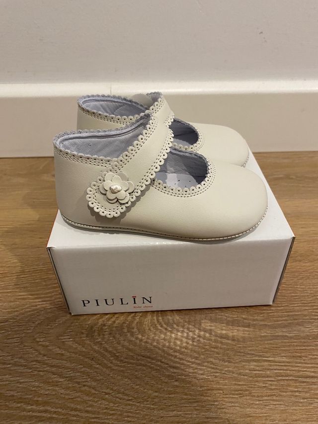 Zapatos Merceditas Piel Bebé PIULIN
