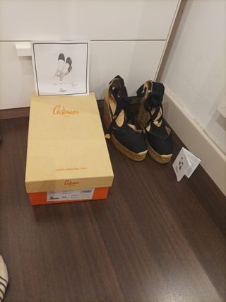 Castañer Alpargatas Cuña Negras