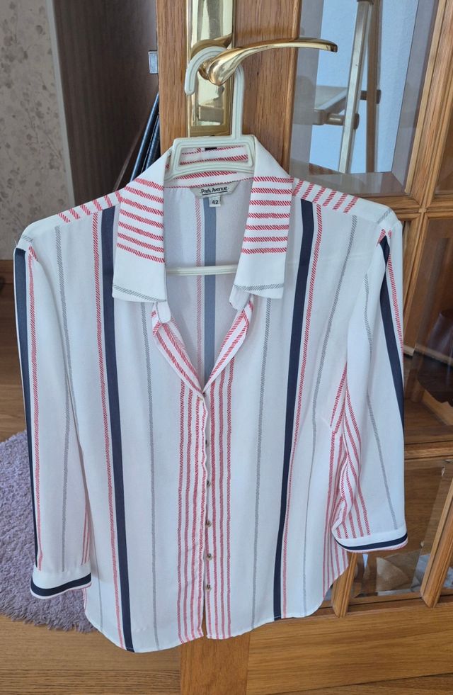 Camisa Only rayas rojas y blancas - Talla 5