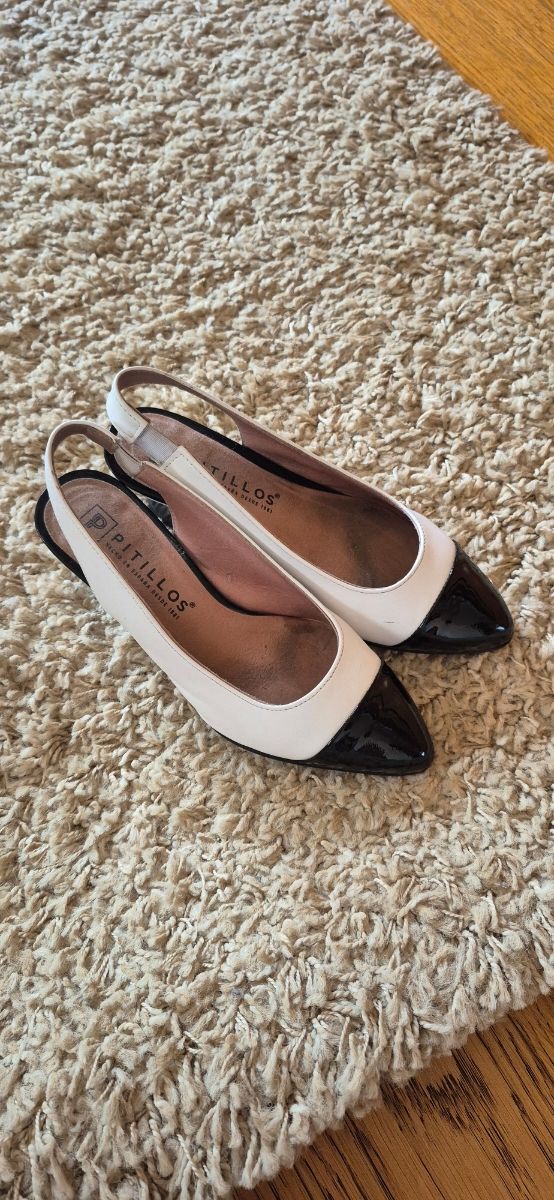 Zapatos Pitillos bicolor