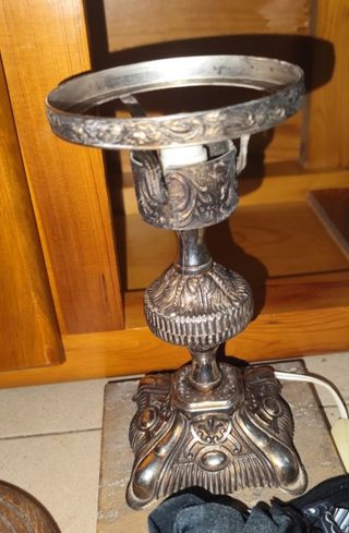 2 Lamparas Antiguas Bronce