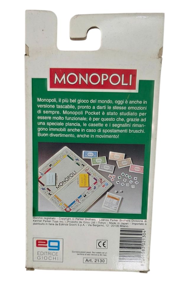 Monopoli Pocket Vintage Anni 80