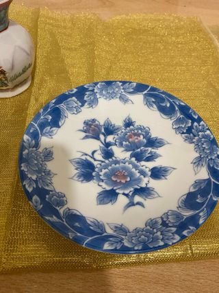 Set Ceramica Giapponese: 2 Piattini + Vasetto