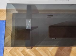 Mesa de centro de cristal