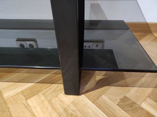 Mesa de centro de cristal