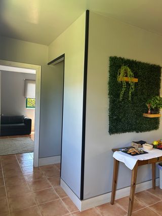Cabaña turística con jardín
