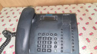 Teléfono Siemens - Teléfono Fijo Negro