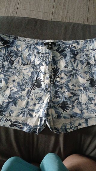 Shorts H&M azules, talla 5