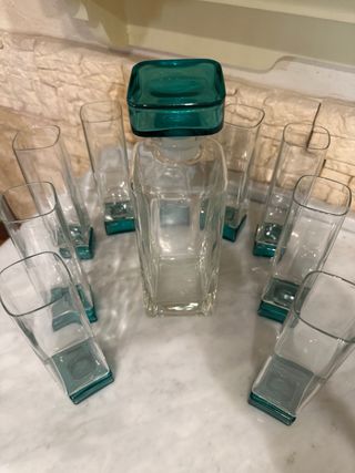 Set Bormioli Rocco: bottiglia e 9 bicchieri