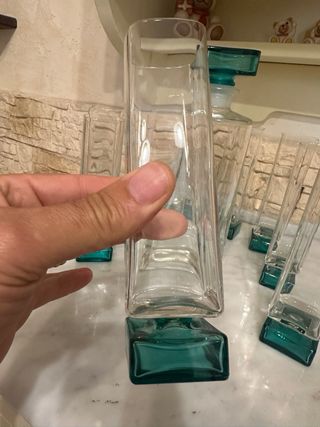 Set Bormioli Rocco: bottiglia e 9 bicchieri