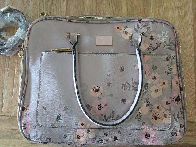Borsa Parfois fiori beige rosa