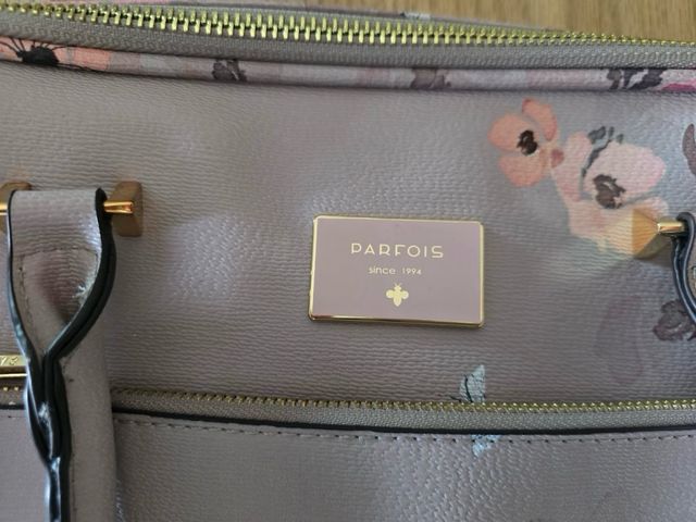 Borsa Parfois fiori beige rosa