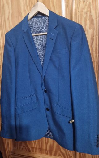 Traje chaqueta azul