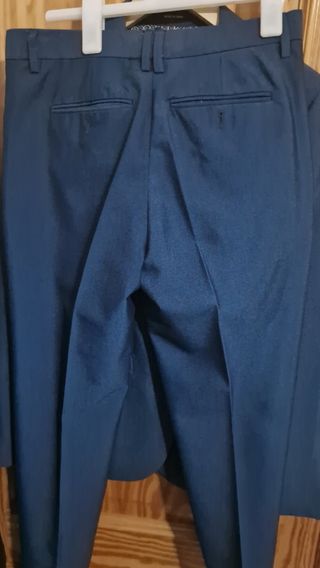 Traje chaqueta azul