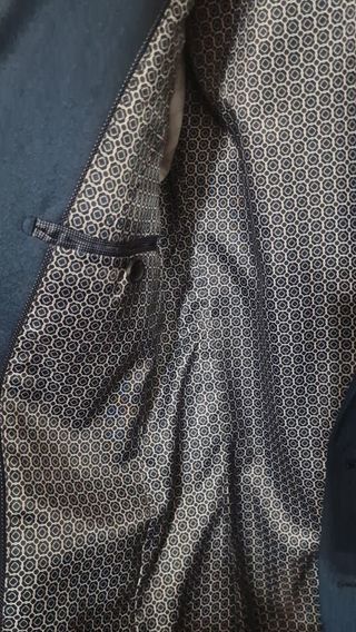 Traje chaqueta azul