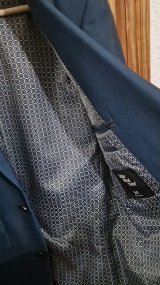 Traje chaqueta azul