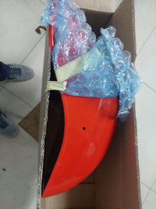 Guardabarros Vespa Primavera 125 rojo