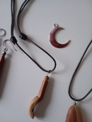 Joyería artesanal madera: todo x 5 euros!!