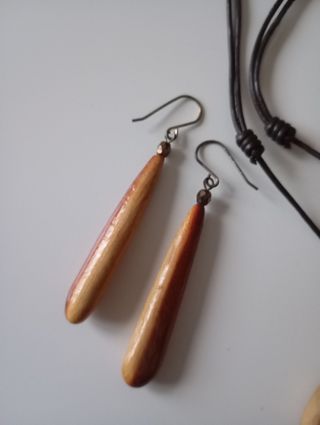 Joyería artesanal madera: todo x 5 euros!!