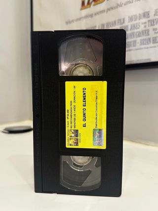 VHS El Quinto Elemento VIDEOCLUB CAJA GRANDE