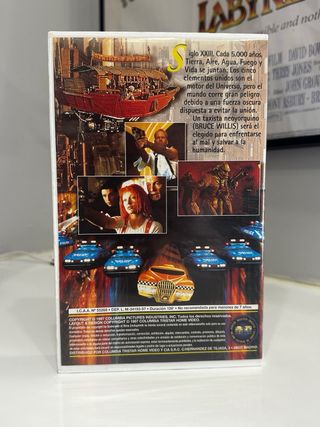 VHS El Quinto Elemento VIDEOCLUB CAJA GRANDE