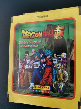 Lotto 22 Bustine Panini Dragon Ball Super figurine