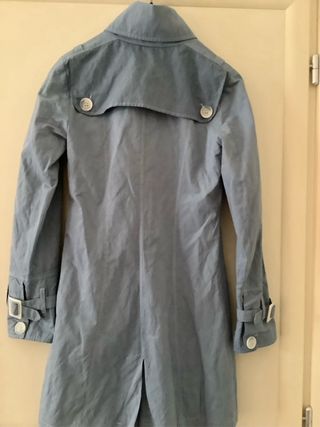 Trench Ethic blu Made in Italy