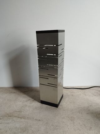 Lampada metallo grattacielo vintage anni 60