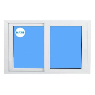 Ventana de PVC Corredera 800x500 Blanca Mate