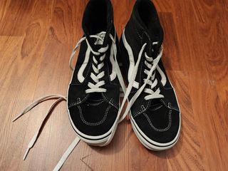 Vans negras altas - Botas skate