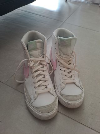 Nike Blazer Mid - Rosa & Bianco