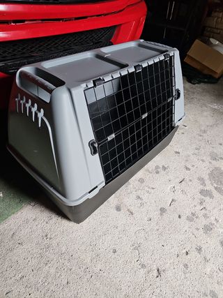 Transportín perros gris