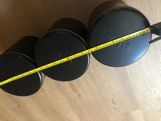 3 Latas Metalicas para Alimento