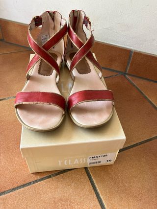 Sandali prima classe 39 rossi