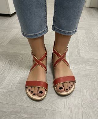 Sandali prima classe 39 rossi