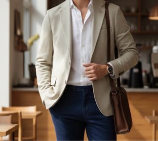 Americana beige Mango - Hombre talla 56 o XXL 