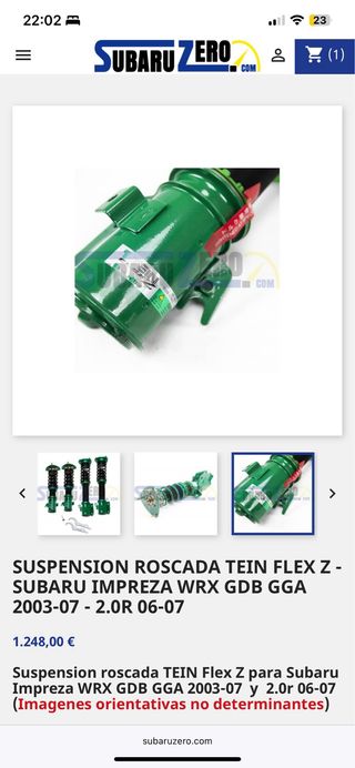 Suspensión roscada Tein Flex Z impreza 2003-2007