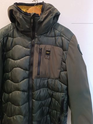 Chaqueta Blauer verde - Pluma