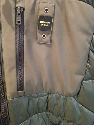 Chaqueta Blauer verde - Pluma