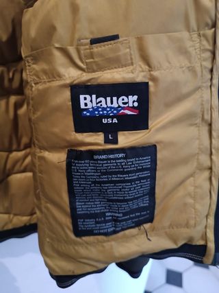 Chaqueta Blauer verde - Pluma