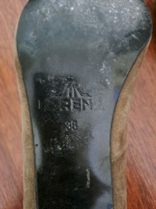 Zapatos de tacón de aguja, de ante marrón