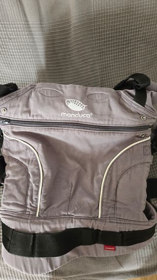 Manduca portabebés gris
