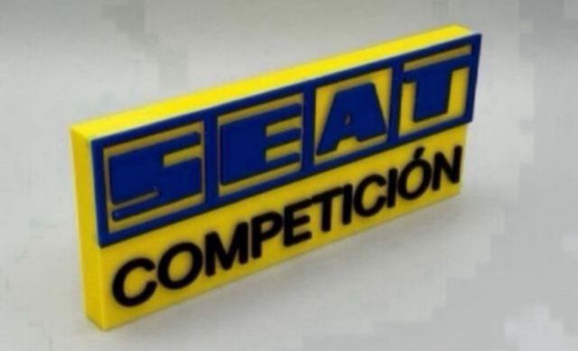 Cartel Seat competicion