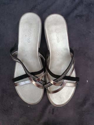 Chanclas McAlpino Plata-Negro 42