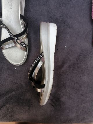 Chanclas McAlpino Plata-Negro 42