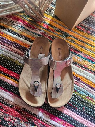 Chanclas Lascana gliter