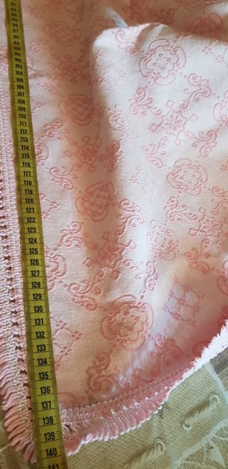 Copertina per culla in cotone damascato